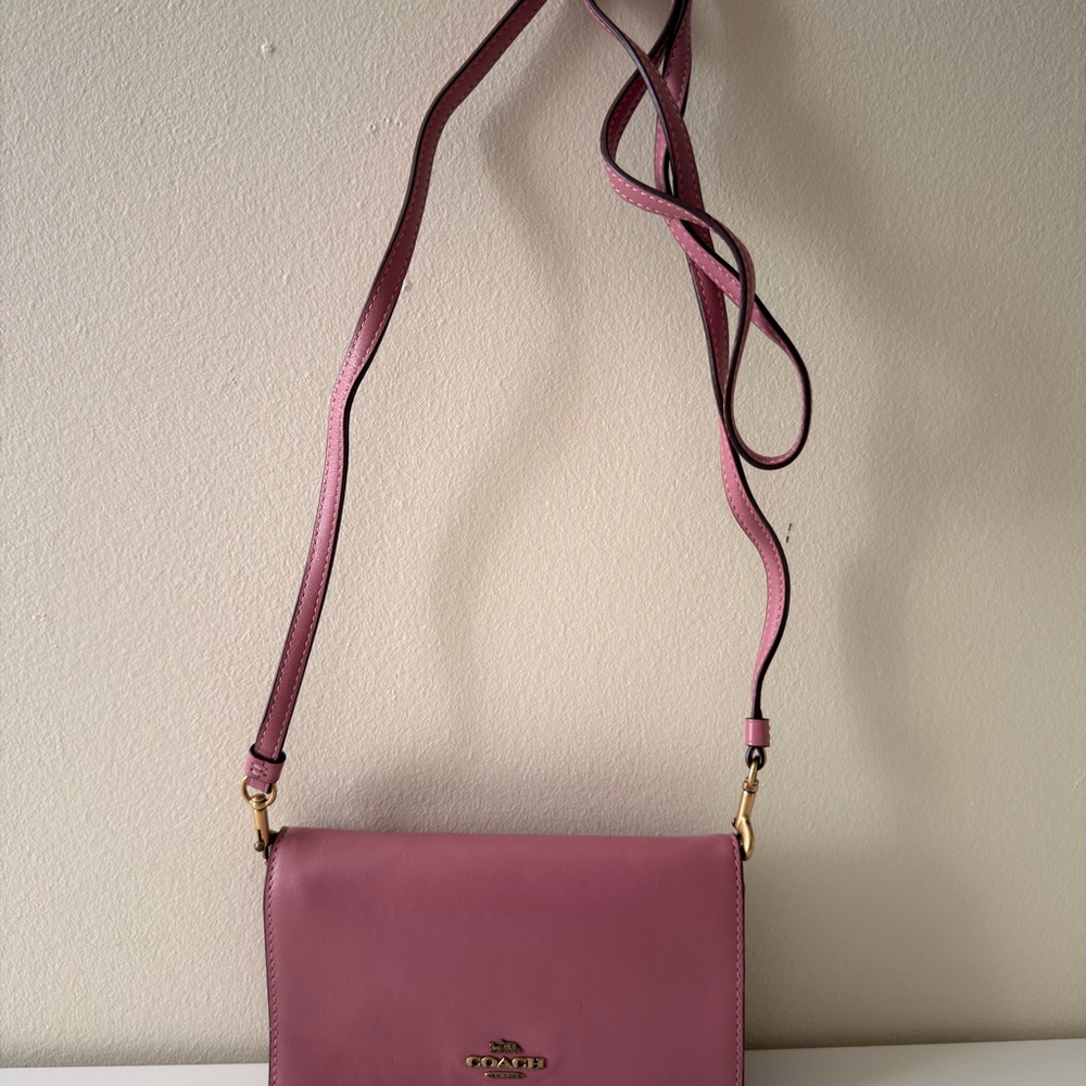 Coach Mauve Crossbody Bag